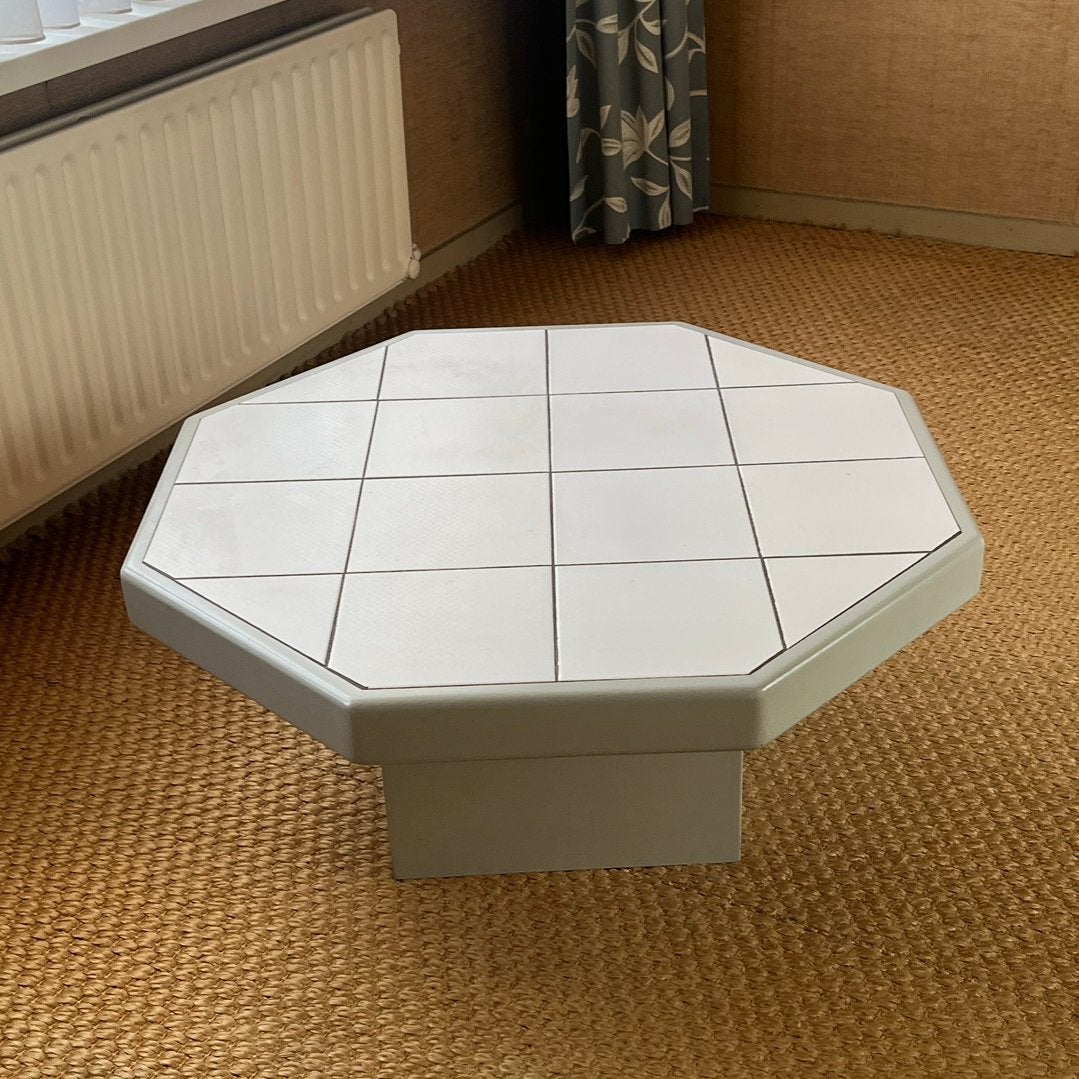 Vintage Salontafel uit de jaren 80, Ophalen, 50 tot 100 cm, 50 tot 100 cm, Zo goed als nieuw