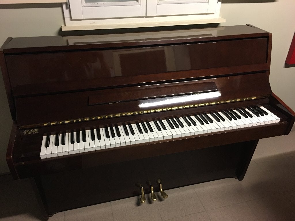 piano te koop, Muziek en Instrumenten, Piano's, Ophalen, Bruin, Zo goed als nieuw, Piano