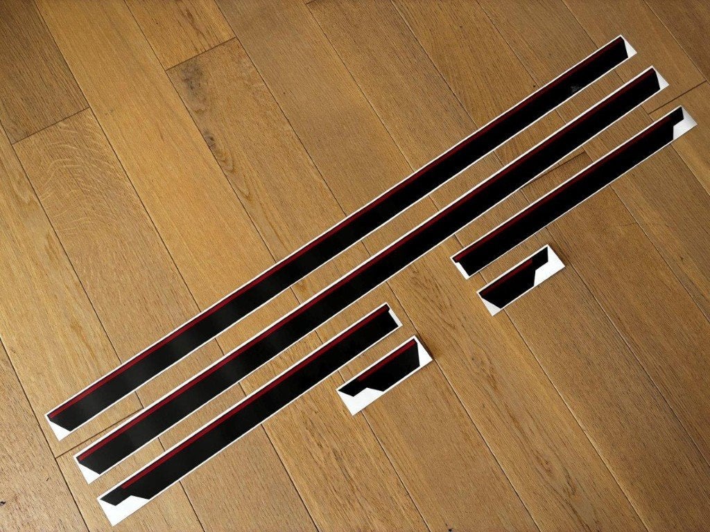 Stickers pour baguettes latérales VW GOLF GTI 2 p. 1988-1989, Auto-onderdelen, Ophalen of Verzenden, Nieuw