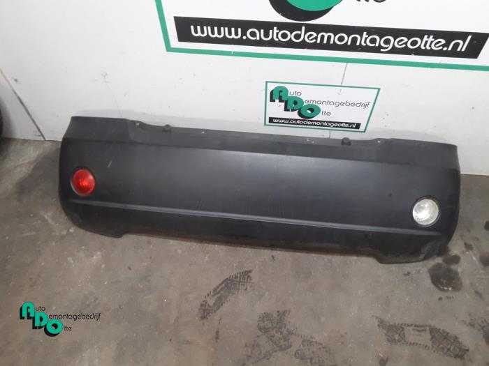Achterbumper van een Chevrolet Matiz (Matiz 05-), Gebruikt, -, Ophalen of Verzenden, Bumper