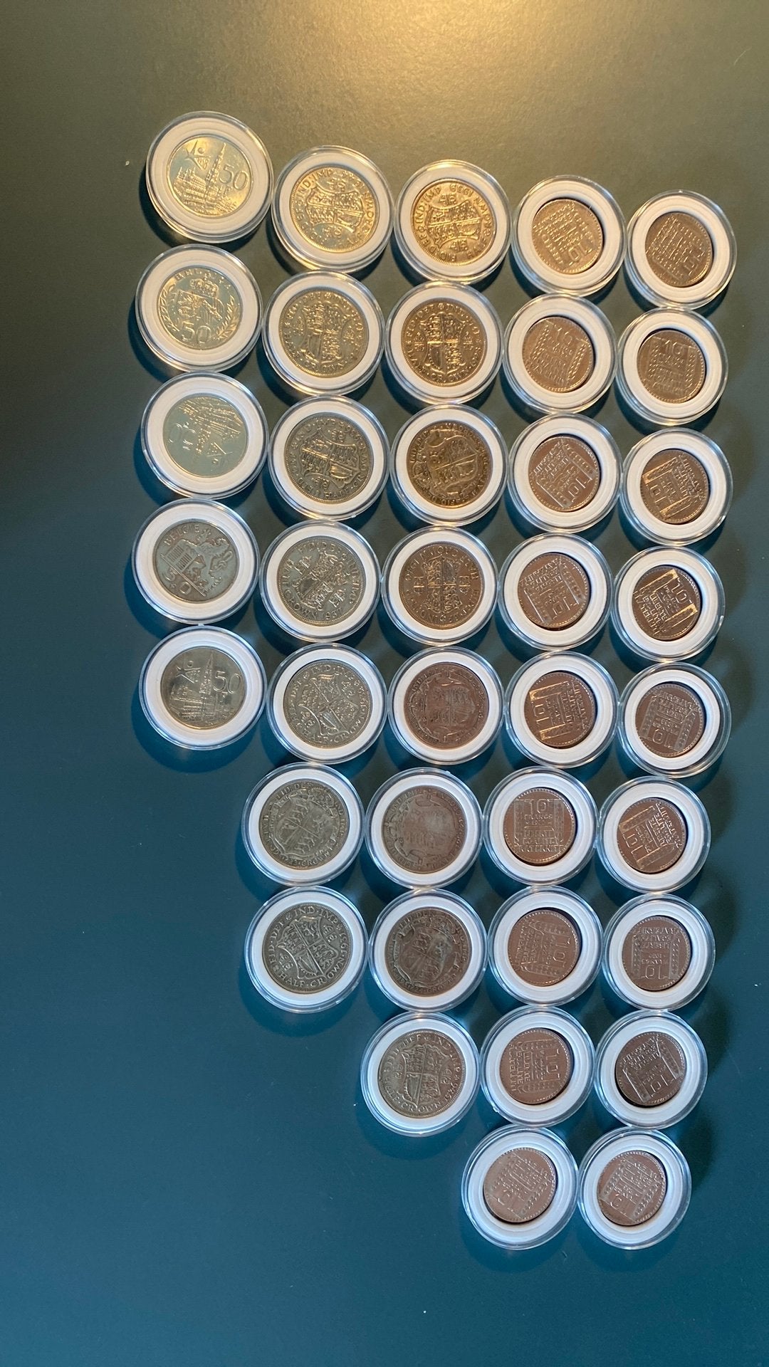Monsterbox van zilveren munten, Ophalen of Verzenden, Setje, Zilver