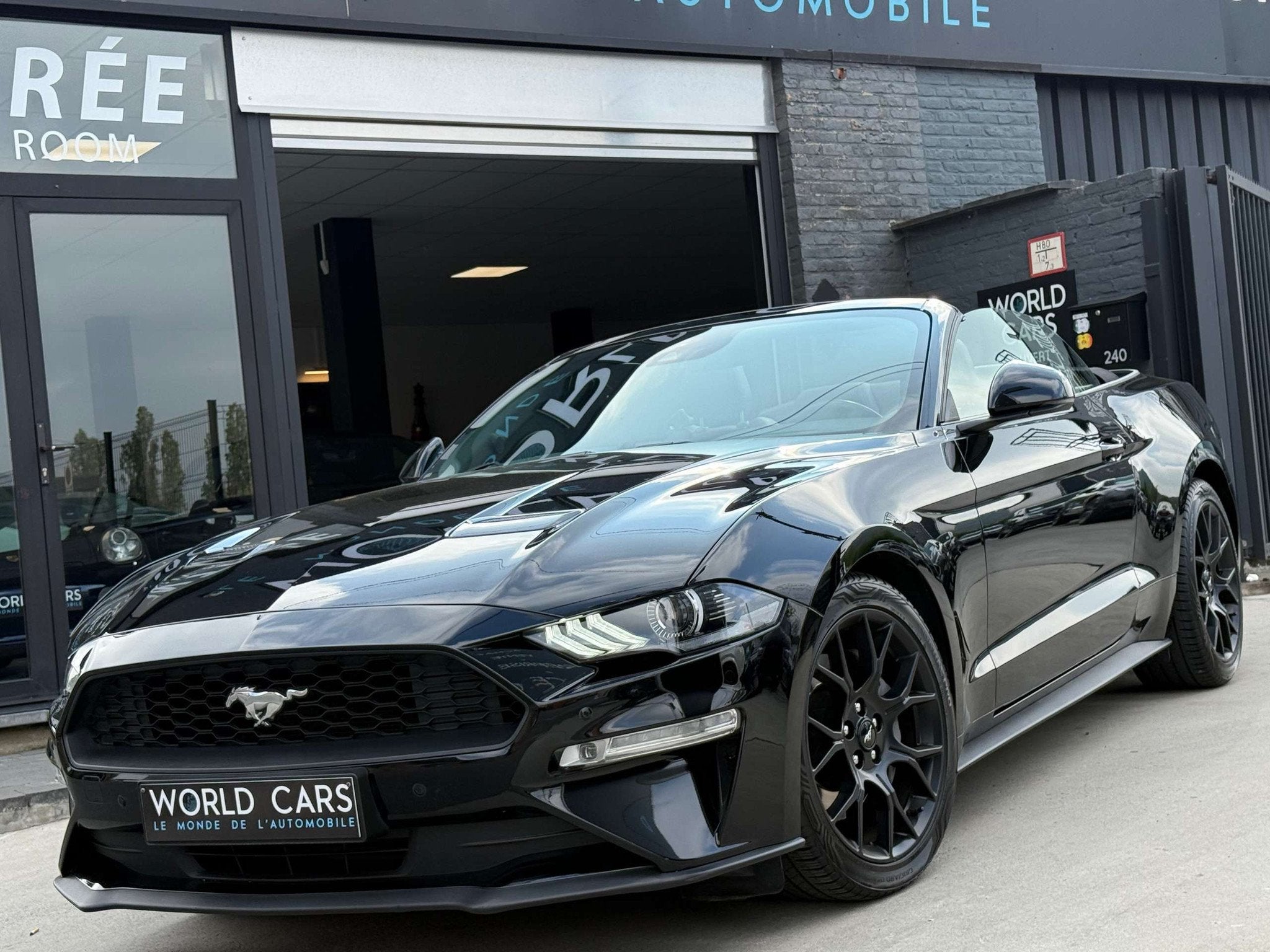 Ford Mustang 2.3 CABRIO - AUTOMATIQUE - COCKPIT - DISTRONIC, Autos, Cuir, Achat, 207 g/km, Euro 6