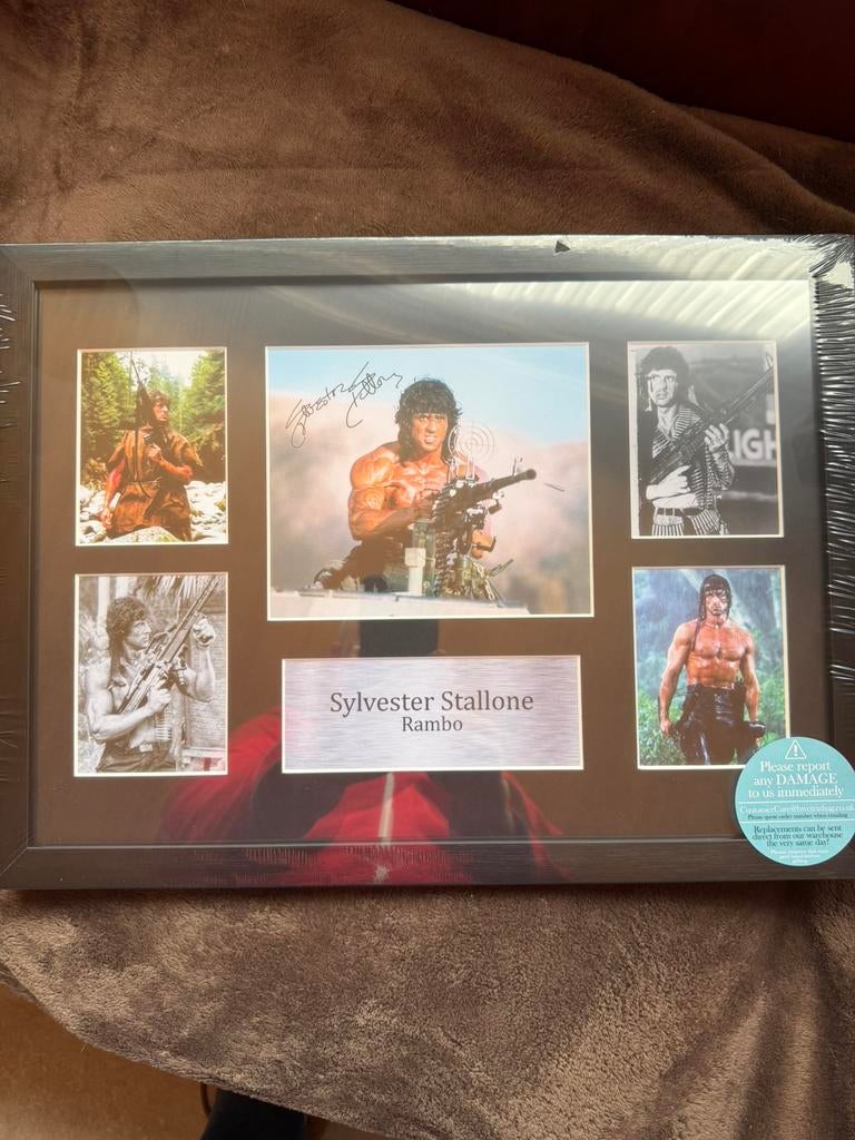 3 KADERS VAN RAMBO , ROCKY EN THE THERMINATOR, Collections, Enlèvement ou Envoi, Neuf, Film, Affiche