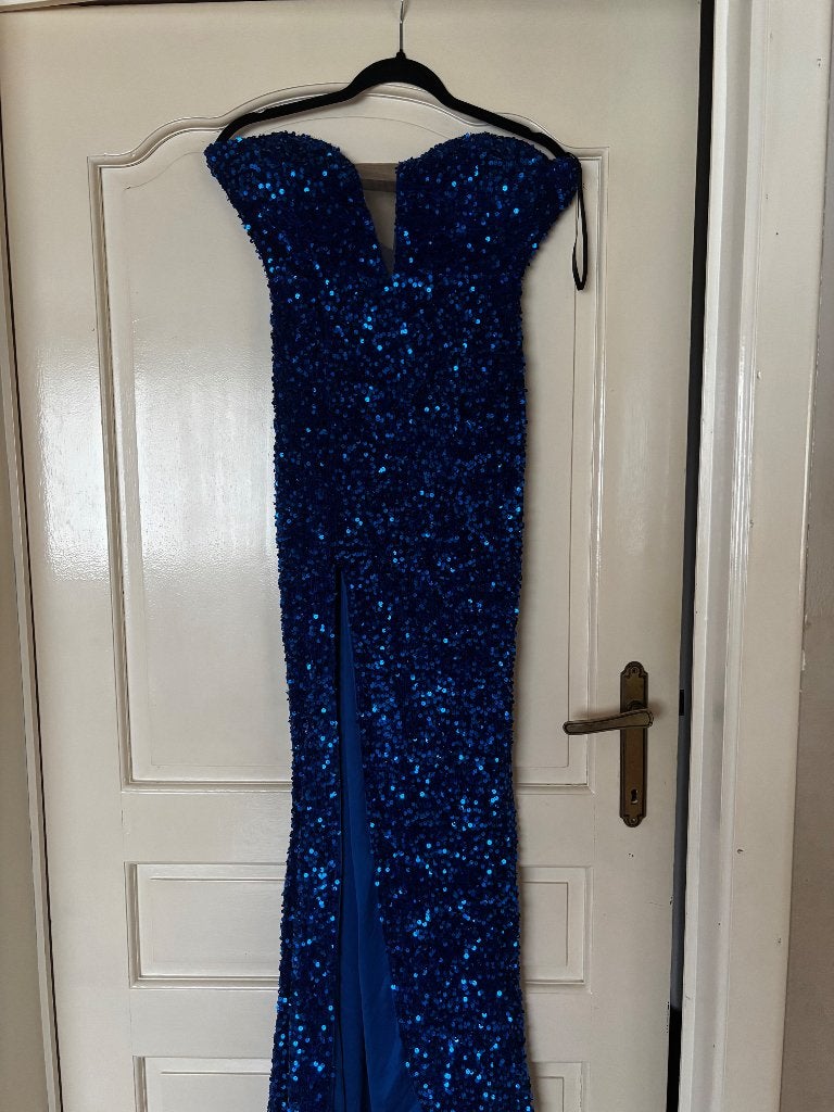 Galajurk, Kleding | Dames, Galajurk, Blauw, Zo goed als nieuw, Maat 36 (S)