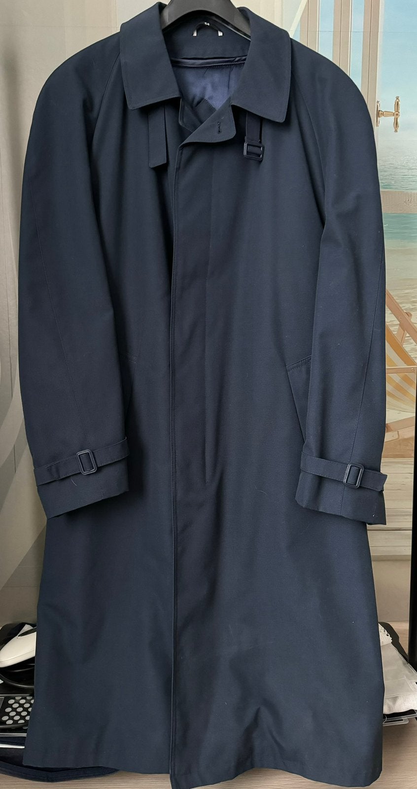 Regenjas - Overjas - All Season - M.54 - Nieuw, Kleding | Heren, Ophalen, Nieuw, Maat 52/54 (L), Blauw