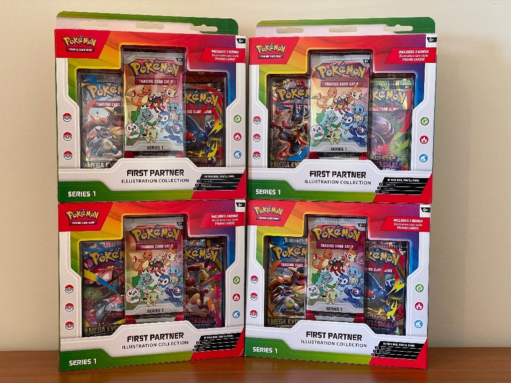 Pokémon  First Partner Illustration Collection  Series 1, Ophalen, Nieuw, Meerdere kaarten