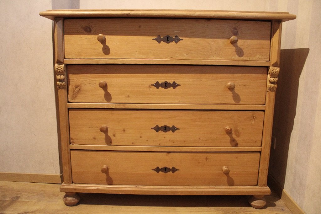 Commode en bois à tiroirs, Maison & Meubles, 3 ou 4 tiroirs, 25 à 50 cm, Moins de 100 cm, Enlèvement