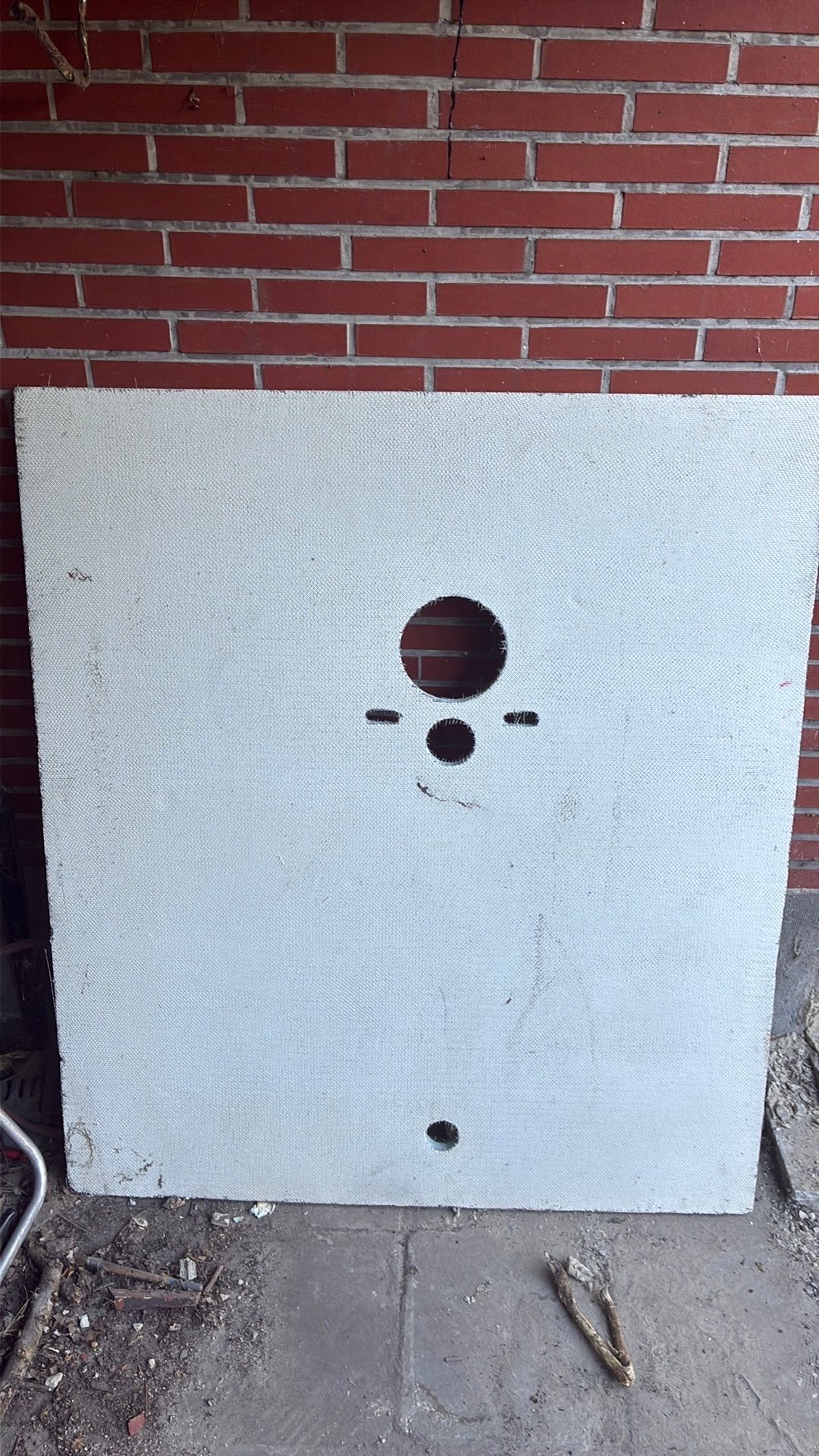 Bouwplaat toilet, Enlèvement, Comme neuf, Toilettes