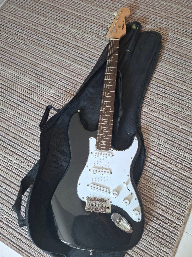 Gitaar met versterker, Muziek en Instrumenten, Ophalen, Zo goed als nieuw, Met versterker