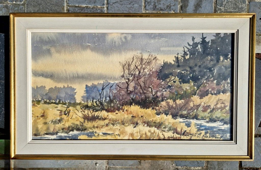 Set van 2 aquarellen van Léon CLAESSENS 1924-2006, Antiek en Kunst, Ophalen