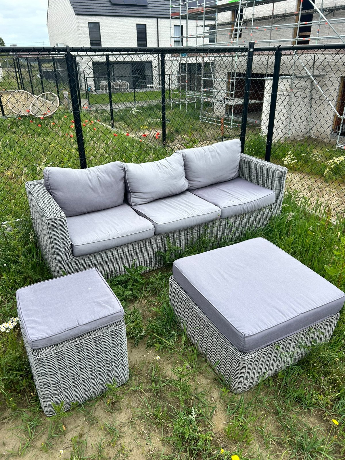 salon, Banque, Synthétique, Utilisé, Sets de jardin