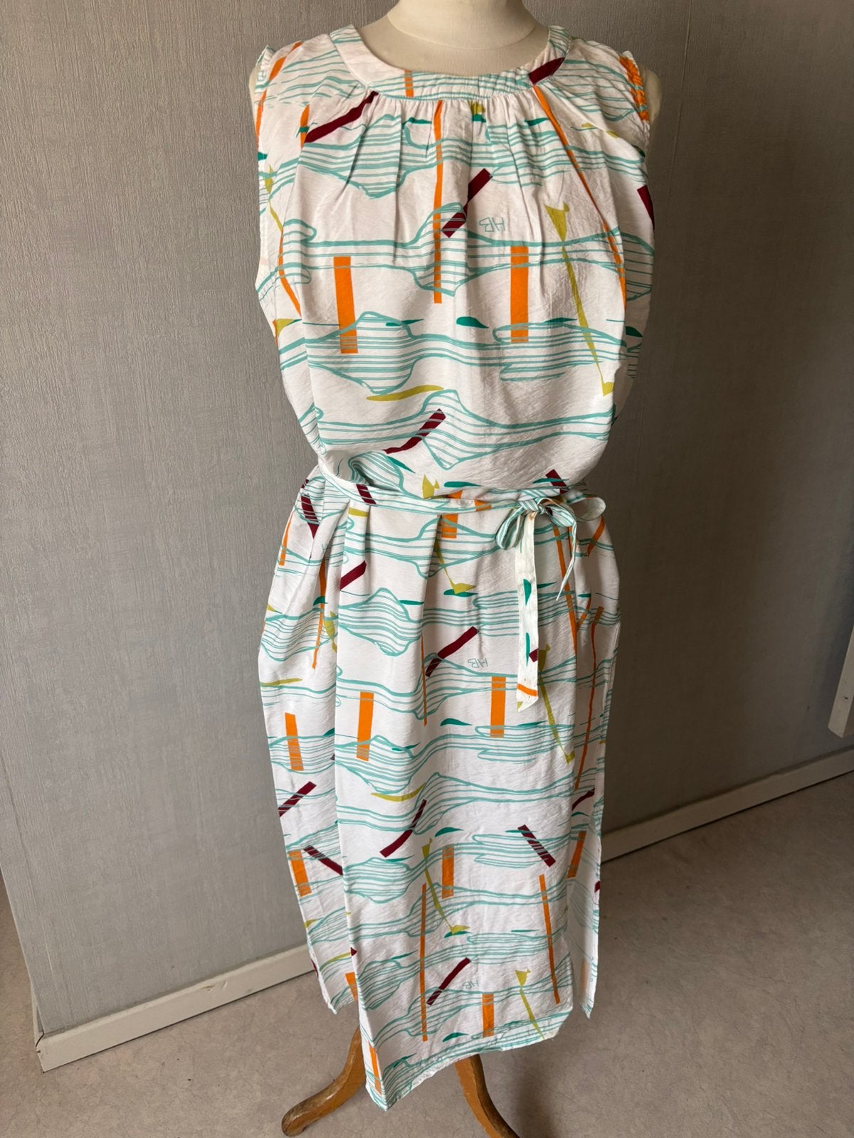 Zomerkleding met lint als ceintuur of decoratie, Kleding | Dames, Jurken, Maat 38/40 (M), Overige kleuren, Ophalen of Verzenden