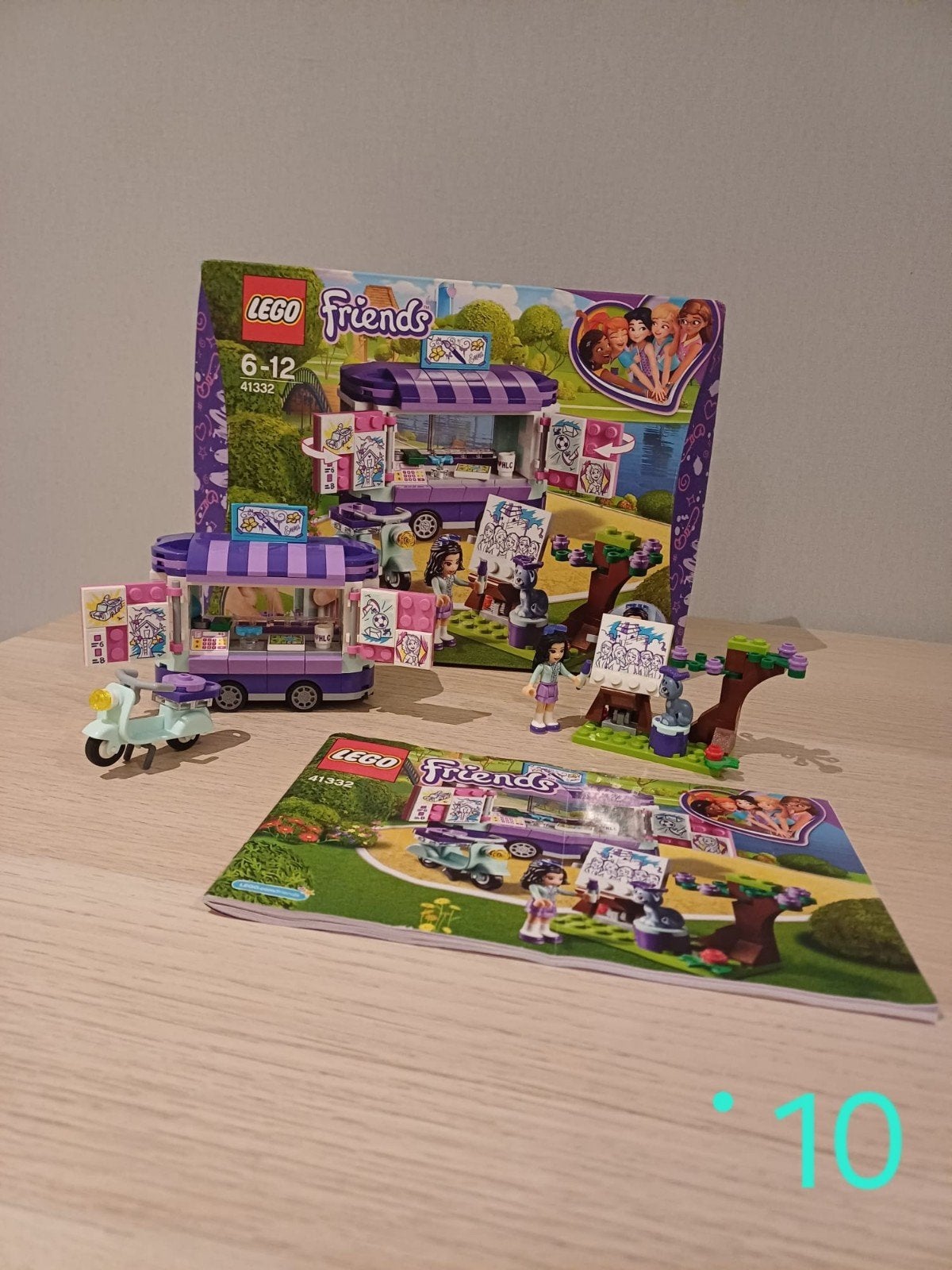 Lego friends Emma's kunstkraam, Ophalen, Inclusief instructies, Lego, Friends