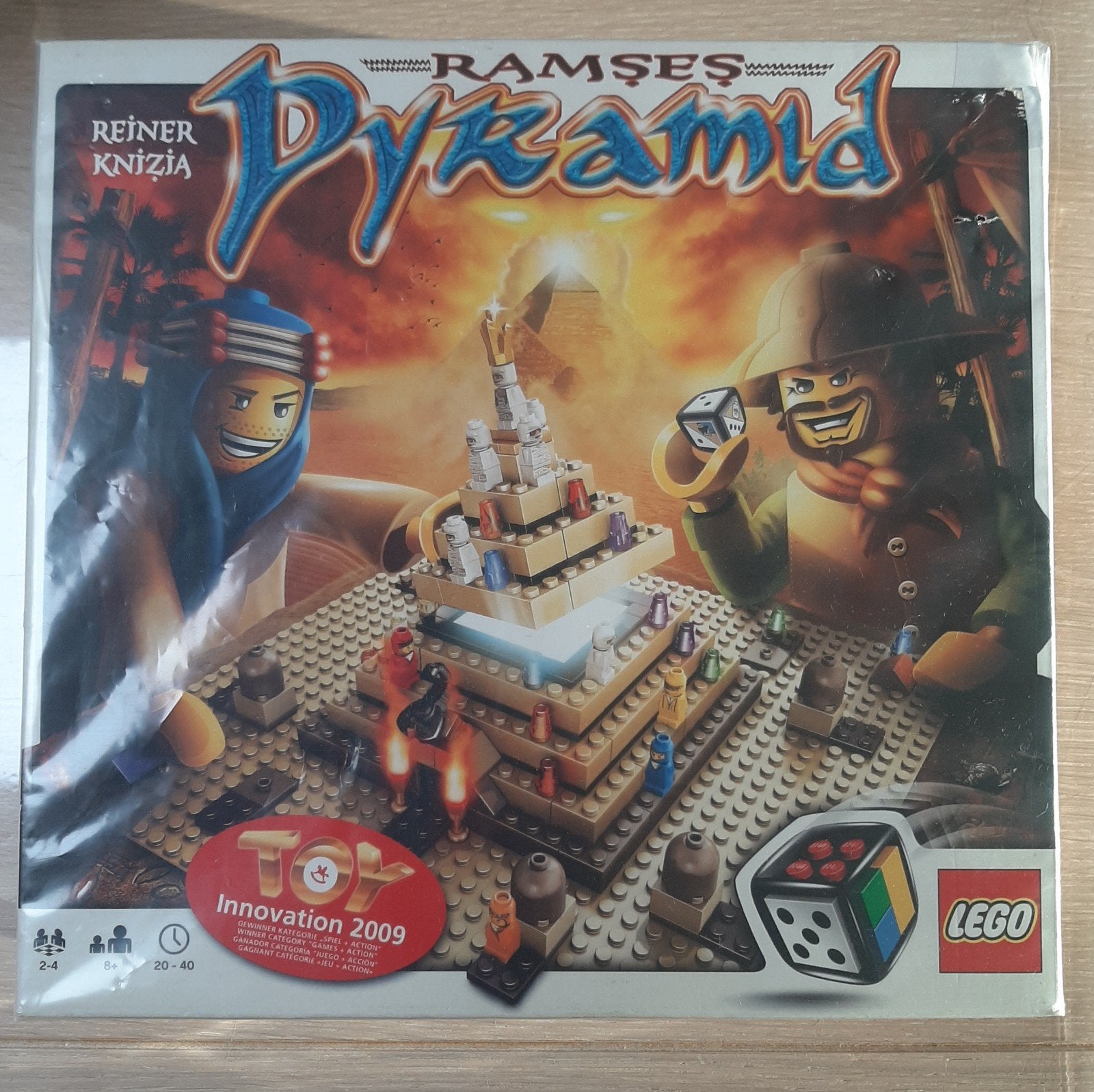 Lego 3843, Ramses Pyramid, gezelschapsspel, Inclusief instructies, Overige thema's, Lego, Ophalen of Verzenden
