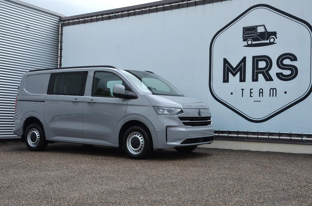 Volkswagen T7 2.0TDI- L1- Dubbelcabine- DSG-Nieuw- 36990+BTW, Détection des panneaux routiers, Argent ou Gris, Achat, Entreprise