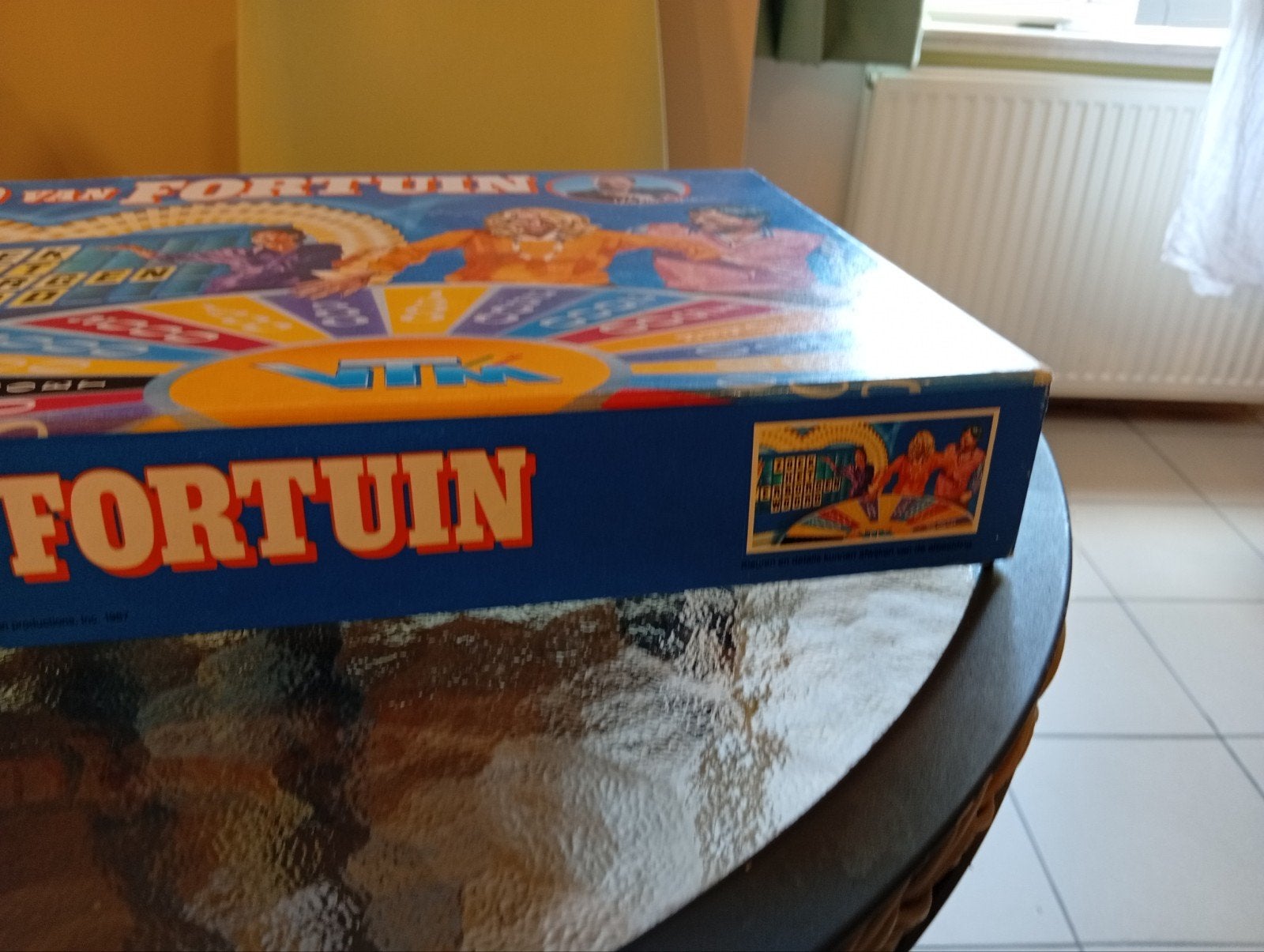 rad van fortuin in goede staat, Ophalen
