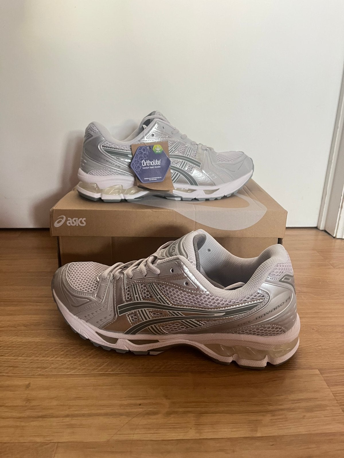 Asics kayano 14 grey silver, Ophalen of Verzenden, Nieuw