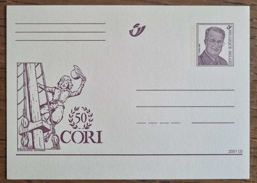 Briefkaart Carte Postale ** Cory '50' 2001, Verzamelen, Verzenden, 1980 tot heden