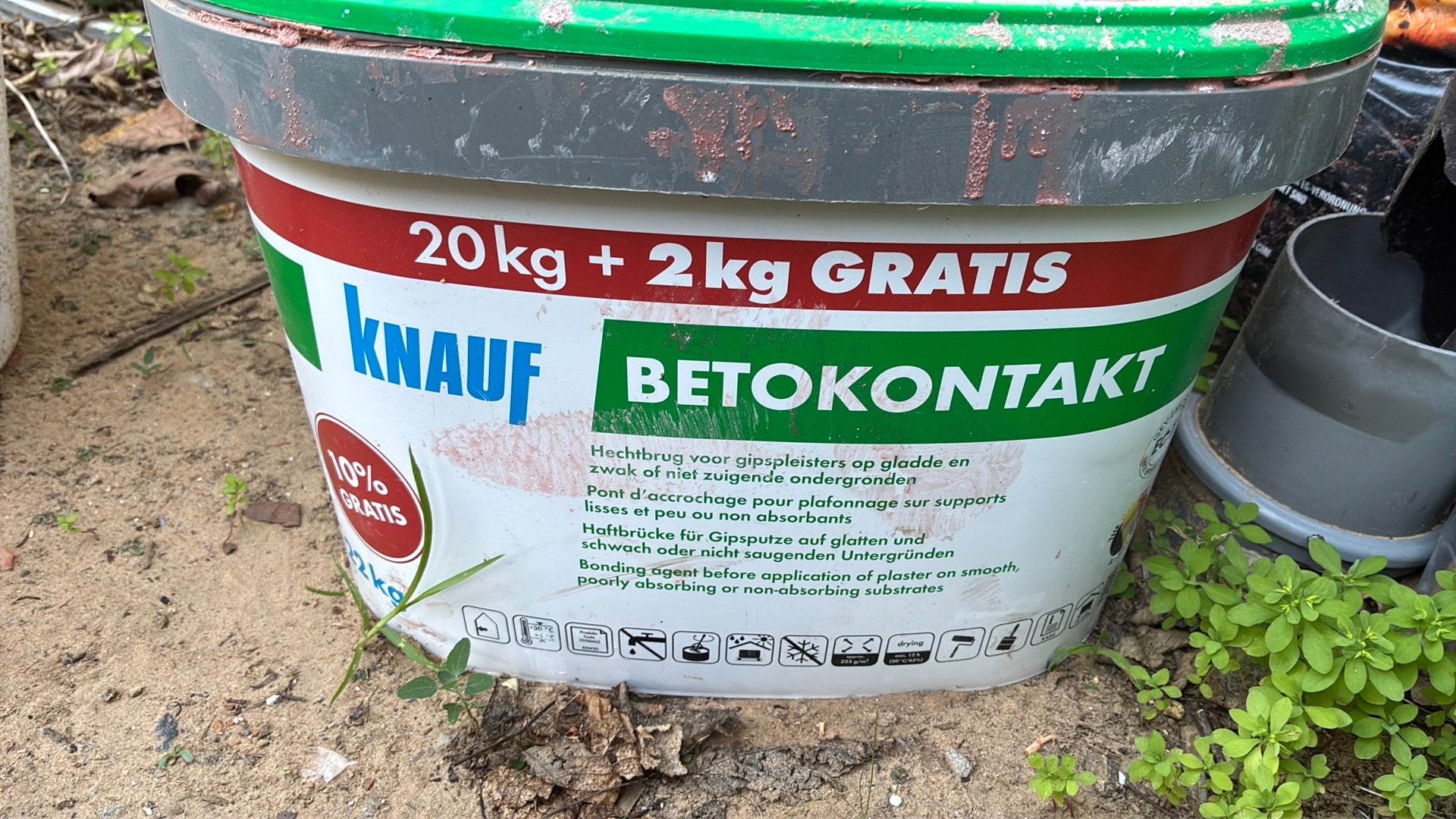 Knauf betokontact, Doe-het-zelf en Bouw, Aggregaten, Ophalen, Gebruikt