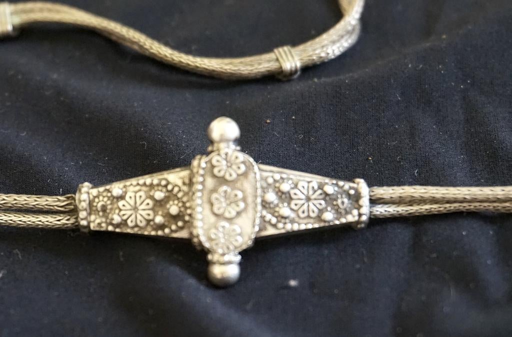 Magnifique Ceinture en Argent Tribale du Yémen, Enlèvement ou Envoi