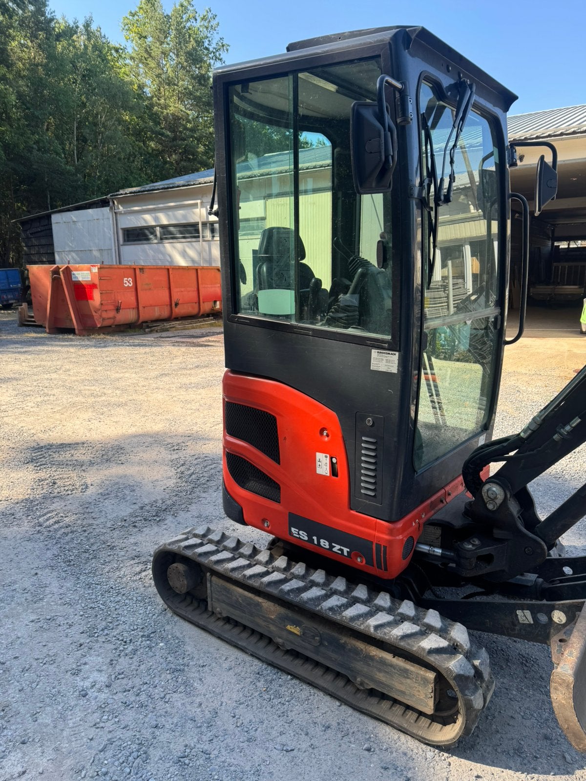 Eurocomach es 18 zt, Zakelijke goederen, Machines en Bouw | Kranen en Graafmachines, Ophalen