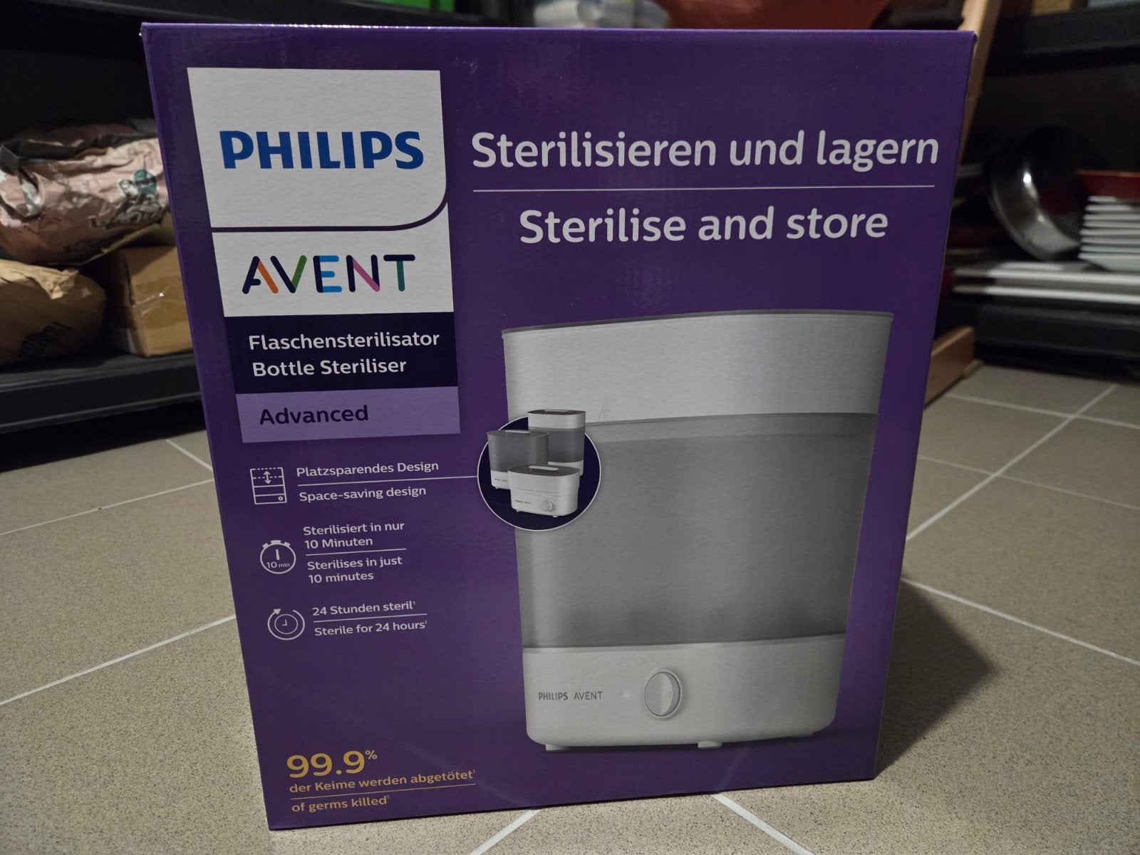 steriliseertoestel philips avent, Ophalen, Sterilisator, Philips Avent, Zo goed als nieuw