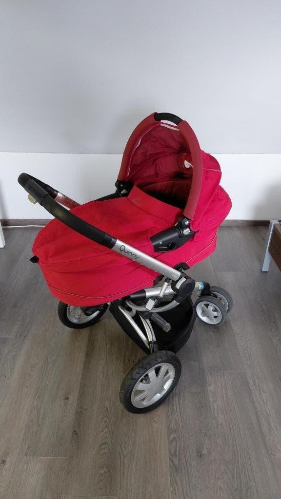 Kinderwagen met alle toebehoren, Gebruikt, Quinny, Verstelbare duwstang, Ophalen