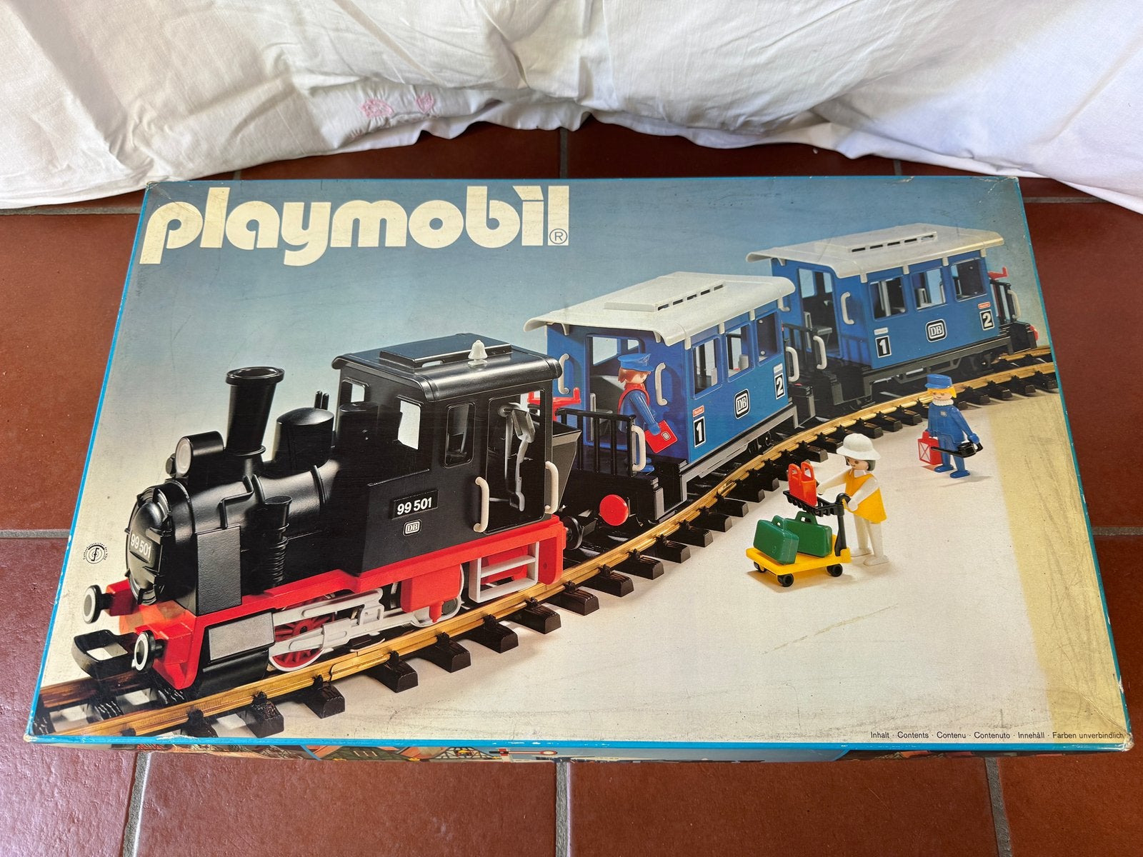 Playmobil 4000 Passagierstrein Startset met Doos [WERKEND], Utilisé, Véhicule, Kit complet, Enlèvement