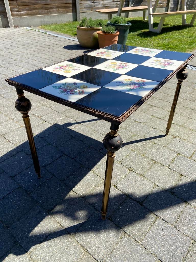 Retro salon / bijzet tafeltje, Antiek en Kunst, Ophalen
