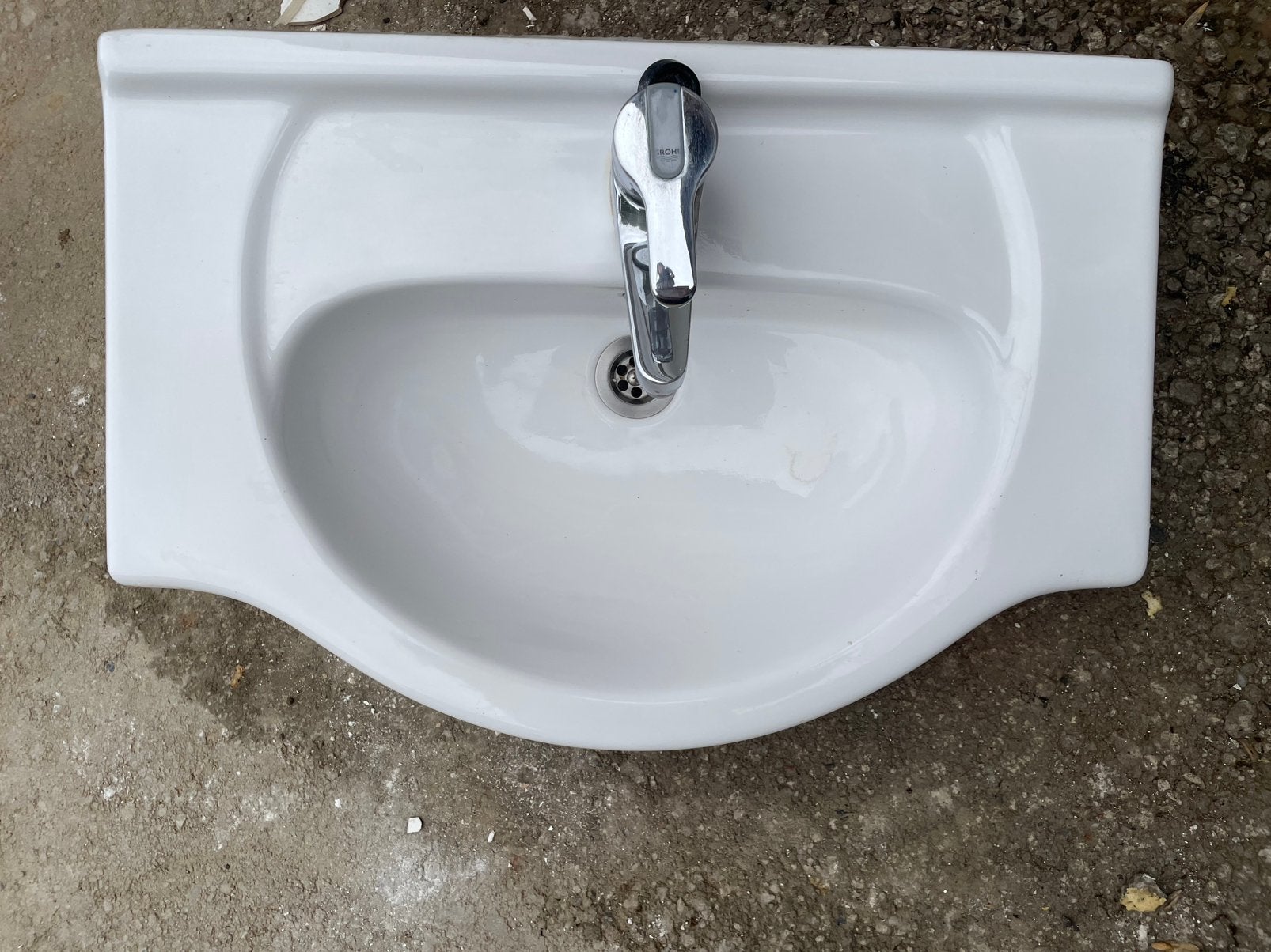 Lavabo met kraan Grohe, Ophalen, Gebruikt, Kraan