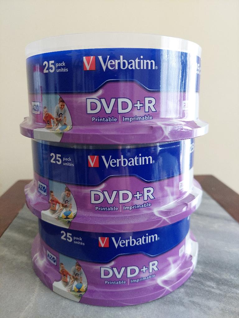DVD+R enregistrable + surface imprimable (inktjet printable), Informatique & Logiciels, Disques enregistrables, Enlèvement, Neuf