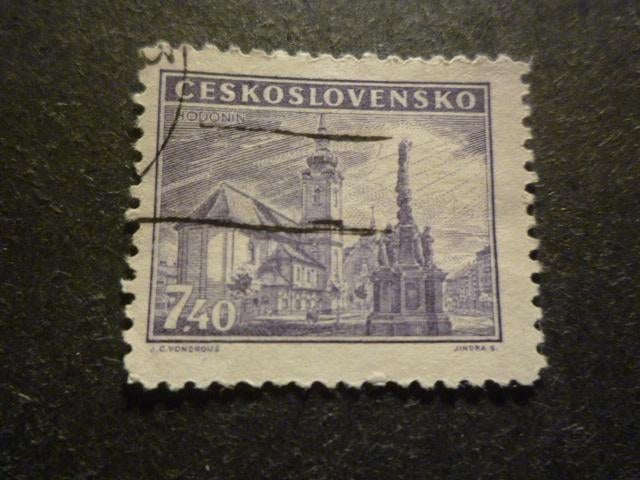 Tsjechoslowakije/Tchécoslovaquie 1946 Mi 503A(o), Envoi