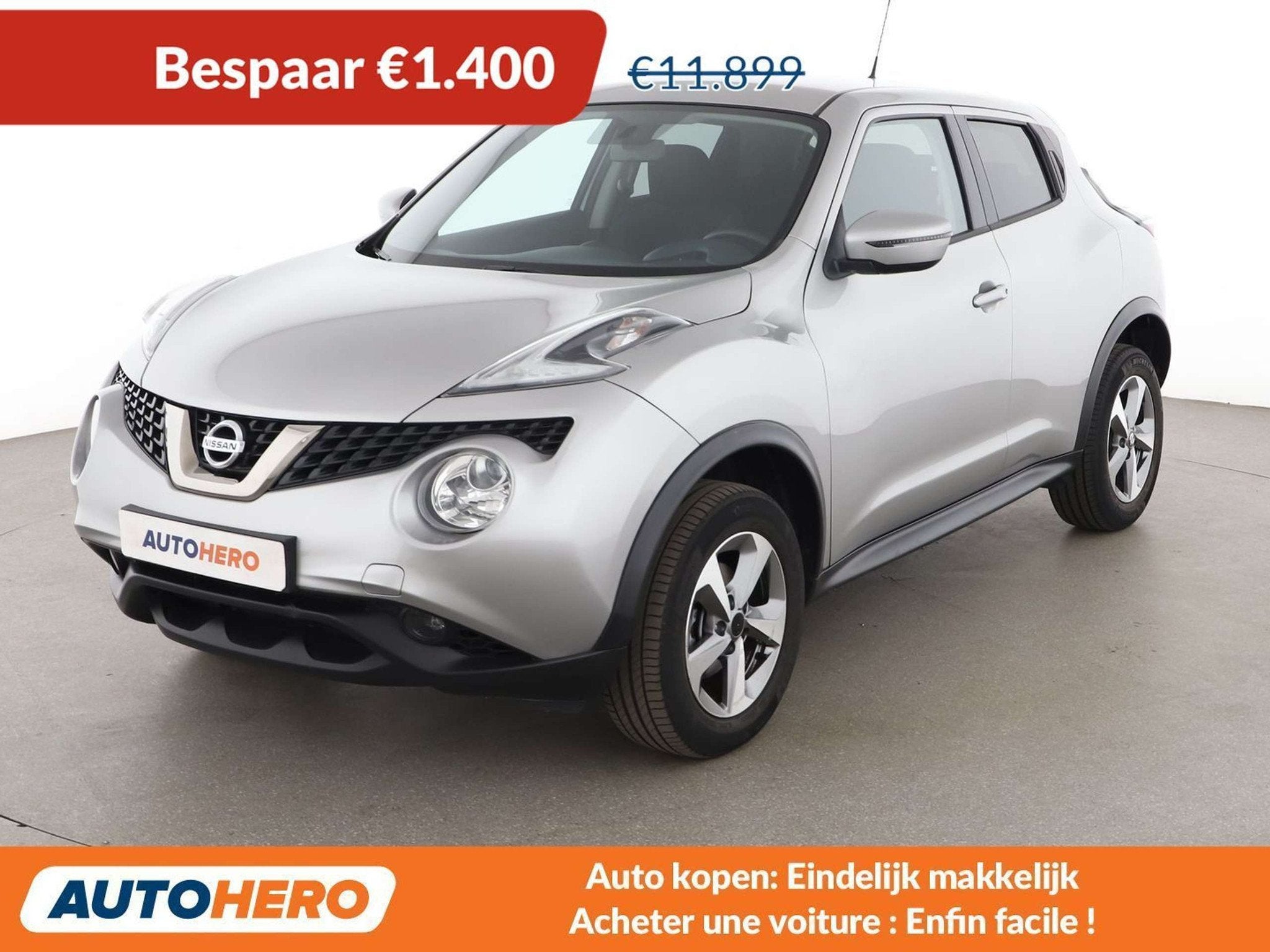 Nissan Juke 1.6 Acenta (bj 2019), Voorwielaandrijving, Gebruikt, 185 g/km, 5 deurs