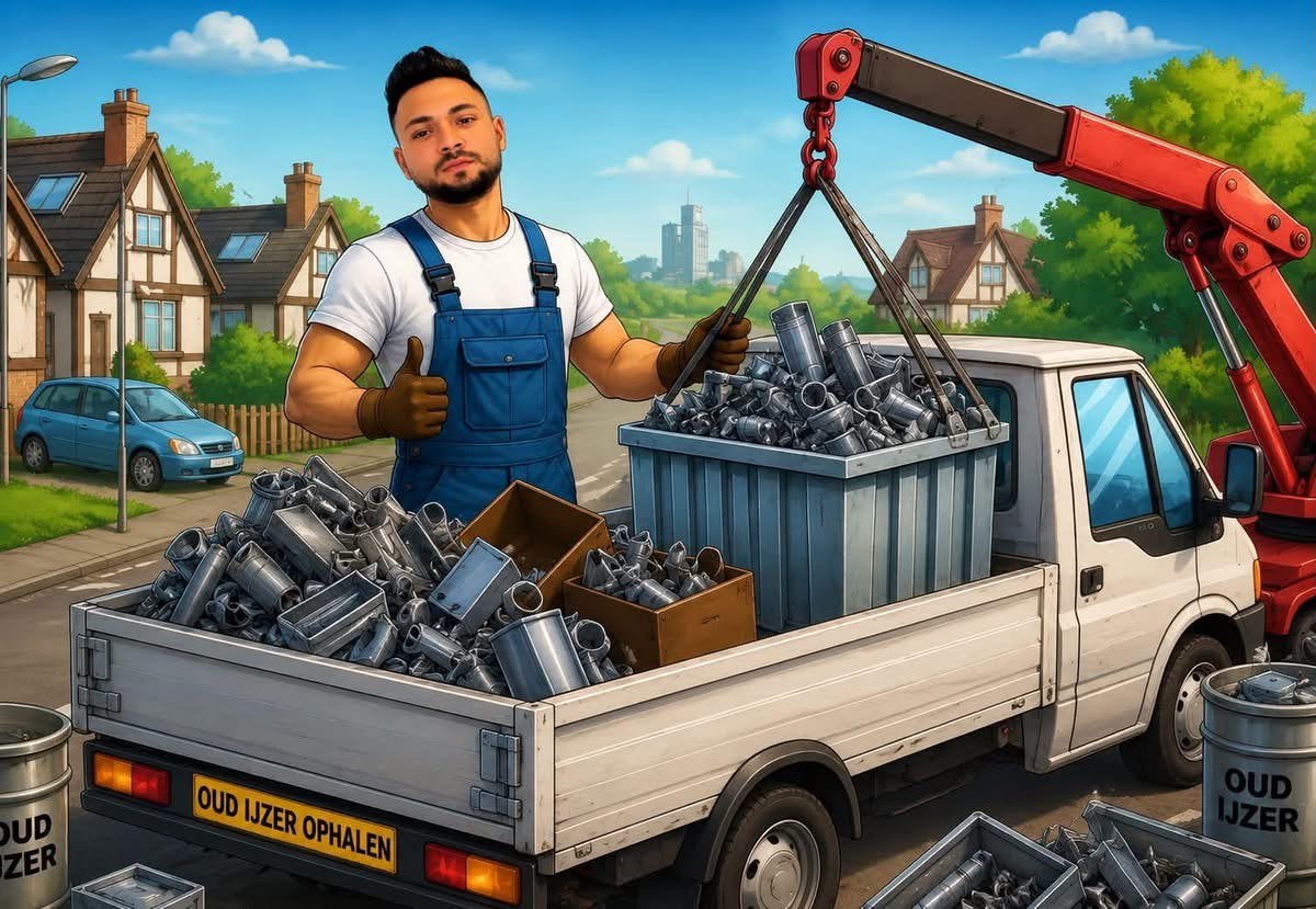 Gratis ophalen van oud ijzer en metalen