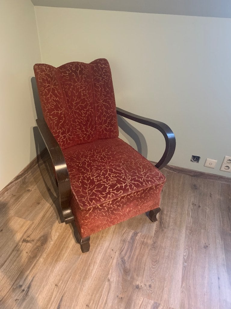 Vintage Art Deco fauteuil, Antiquités & Art, Enlèvement