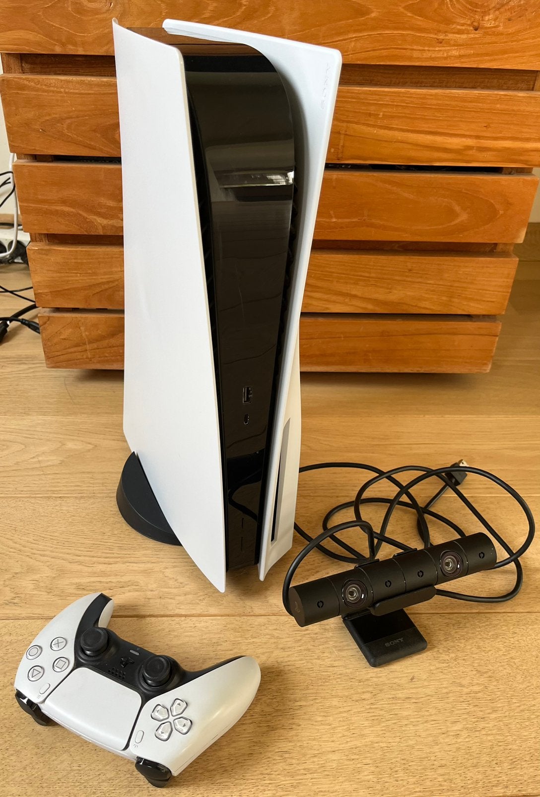 PS5 DVD + manette, Enlèvement, Comme neuf