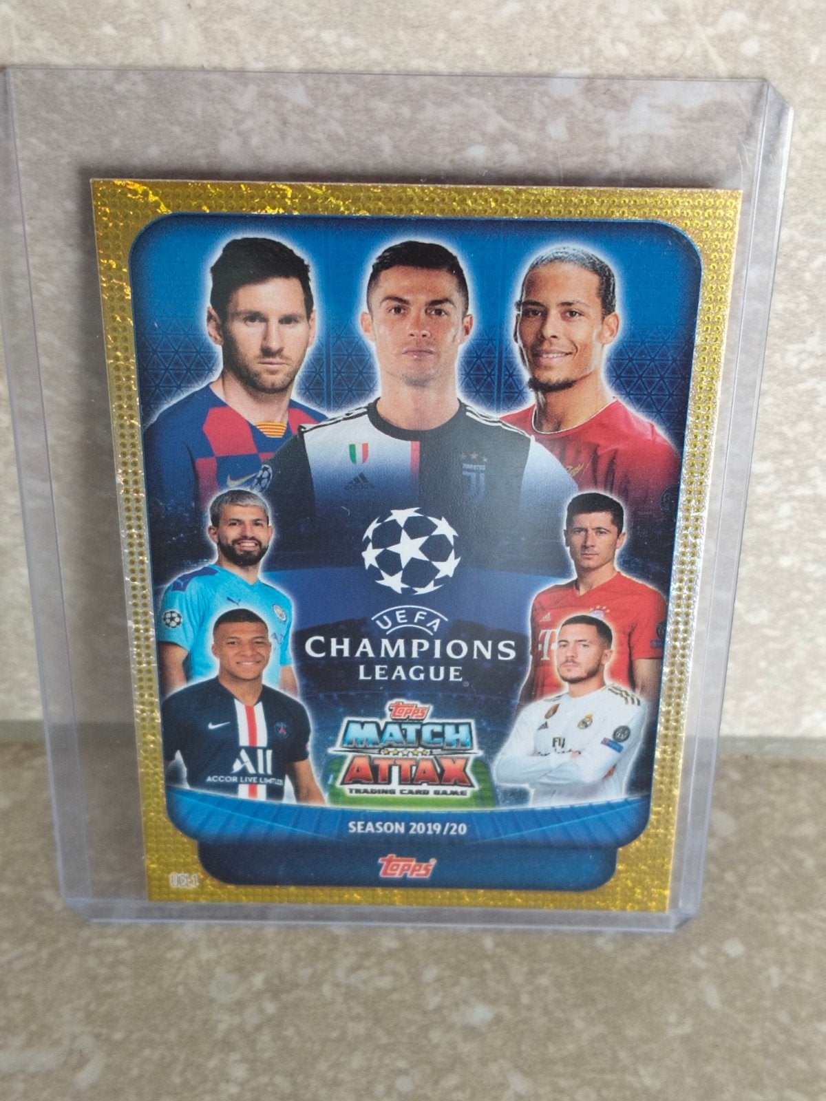 topps match attax kaart UCL 1, Ophalen of Verzenden