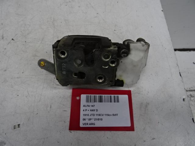 SERRURE DE PORTE ARRIÈRE GAUCHE Alfa Romeo 147 (937), Utilisé, Arrière, Alfa Romeo