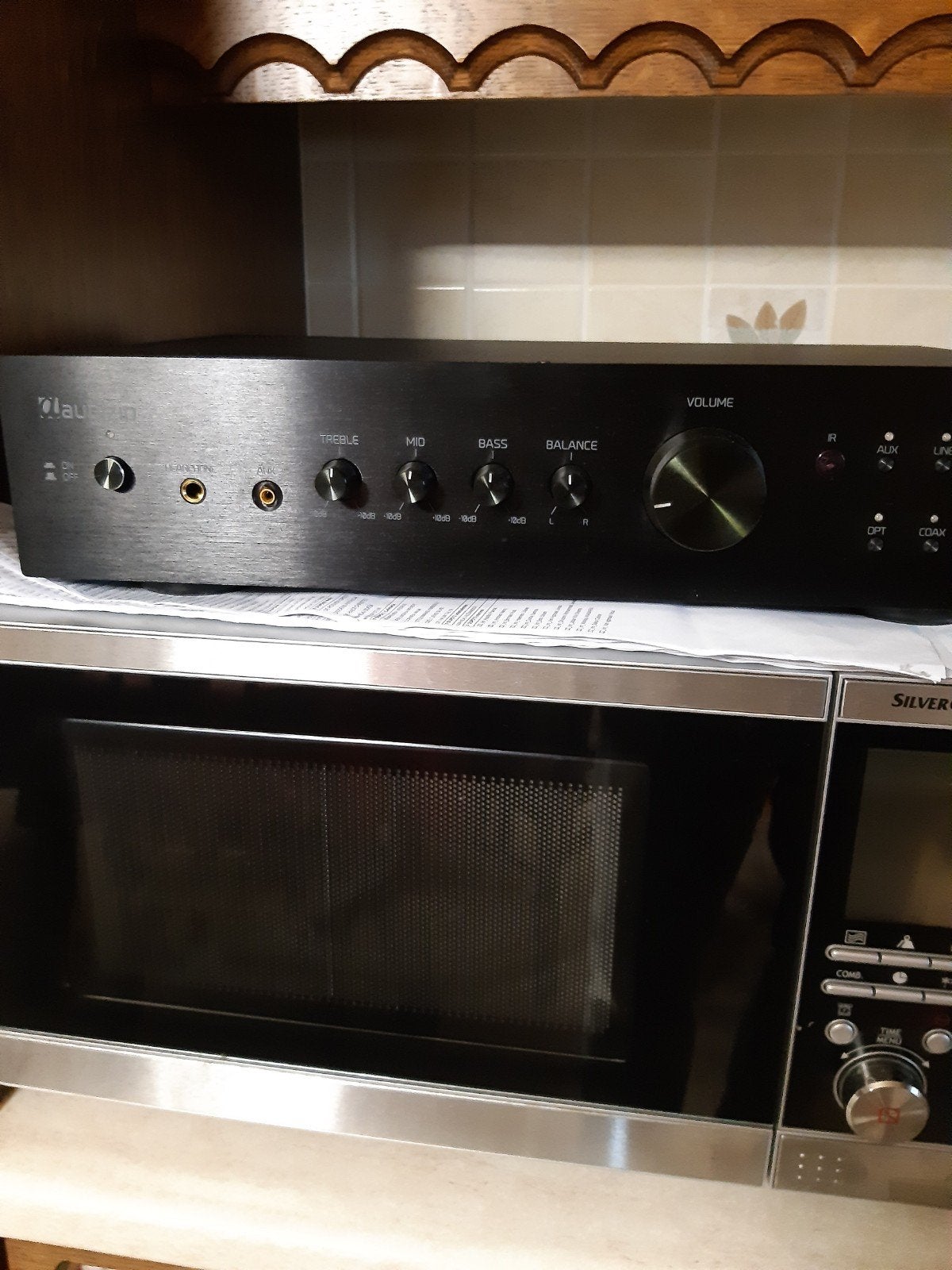 versterker  audizio ad 420 nieuwstaat, TV, Hi-fi & Vidéo, Enlèvement, Comme neuf