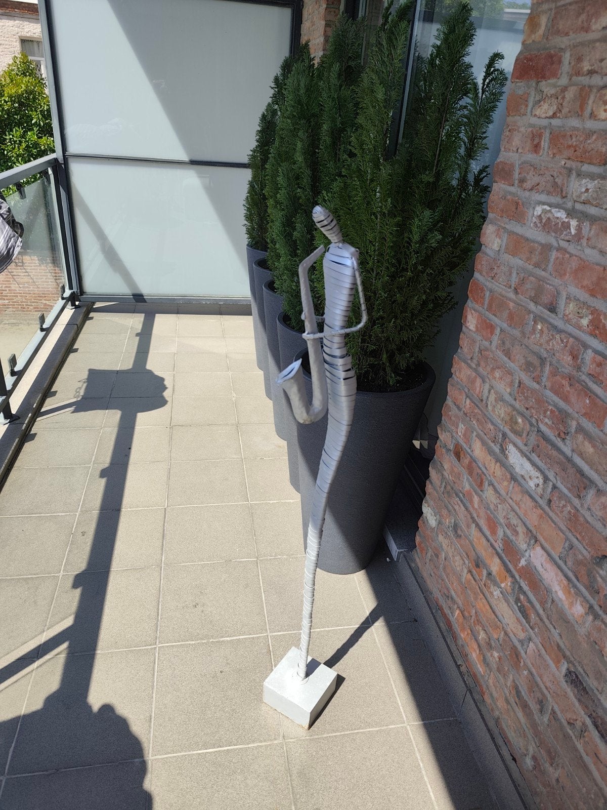 kunstwerk van ijzer, Enlèvement