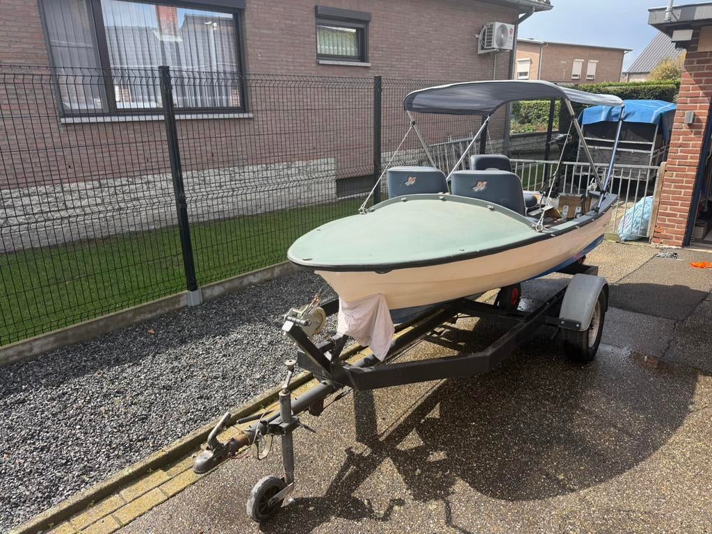 Vissersbootje/fluisterbootje, Watersport en Boten, Hengelsport | Algemeen, Ophalen, Gebruikt