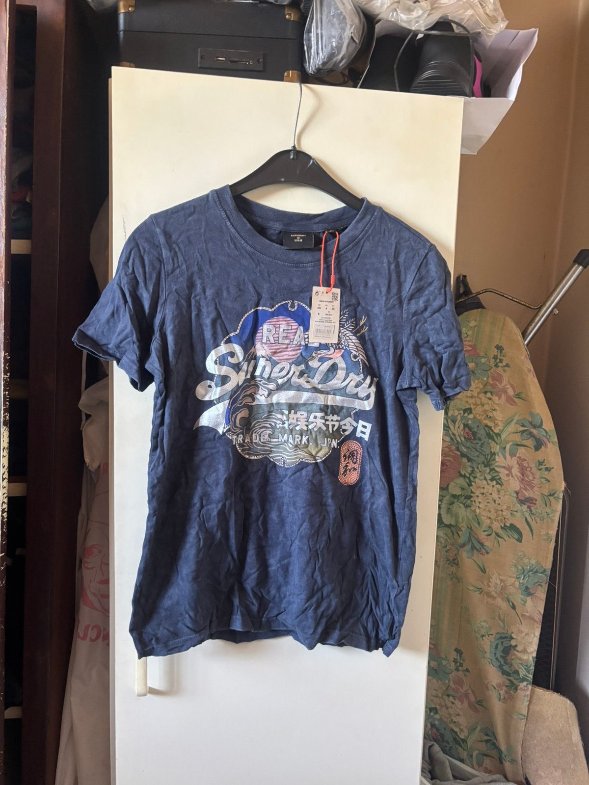 t-shirt superdry, Manches courtes, Enlèvement ou Envoi, Comme neuf, Taille 34 (XS) ou plus petite