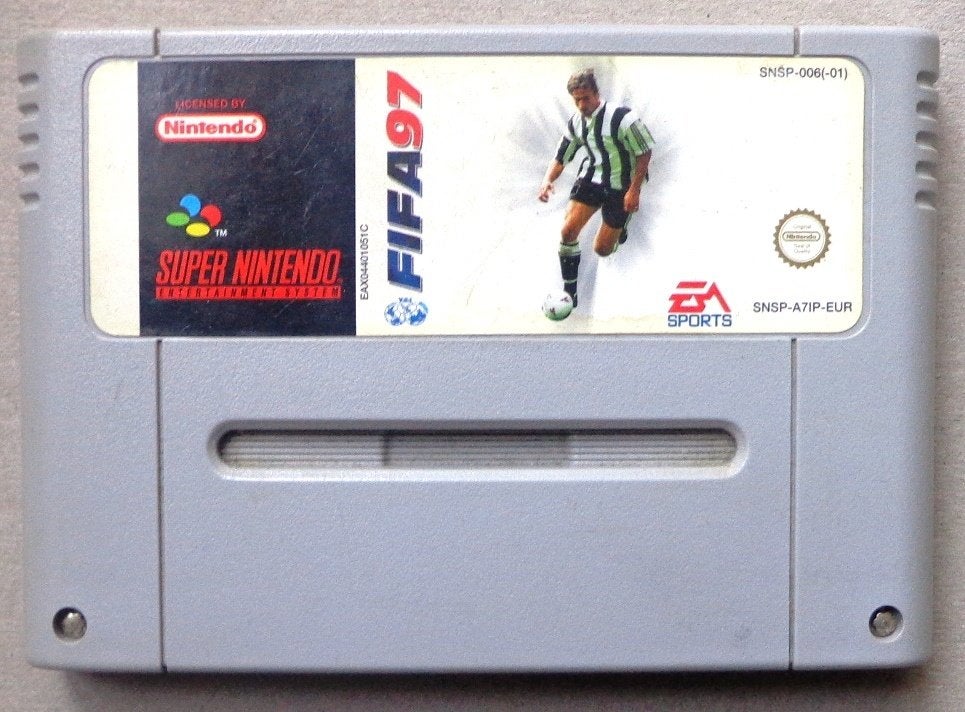 FIFA 97 voor de Europese Super Nintendo, Games en Spelcomputers, Ophalen of Verzenden, Gebruikt