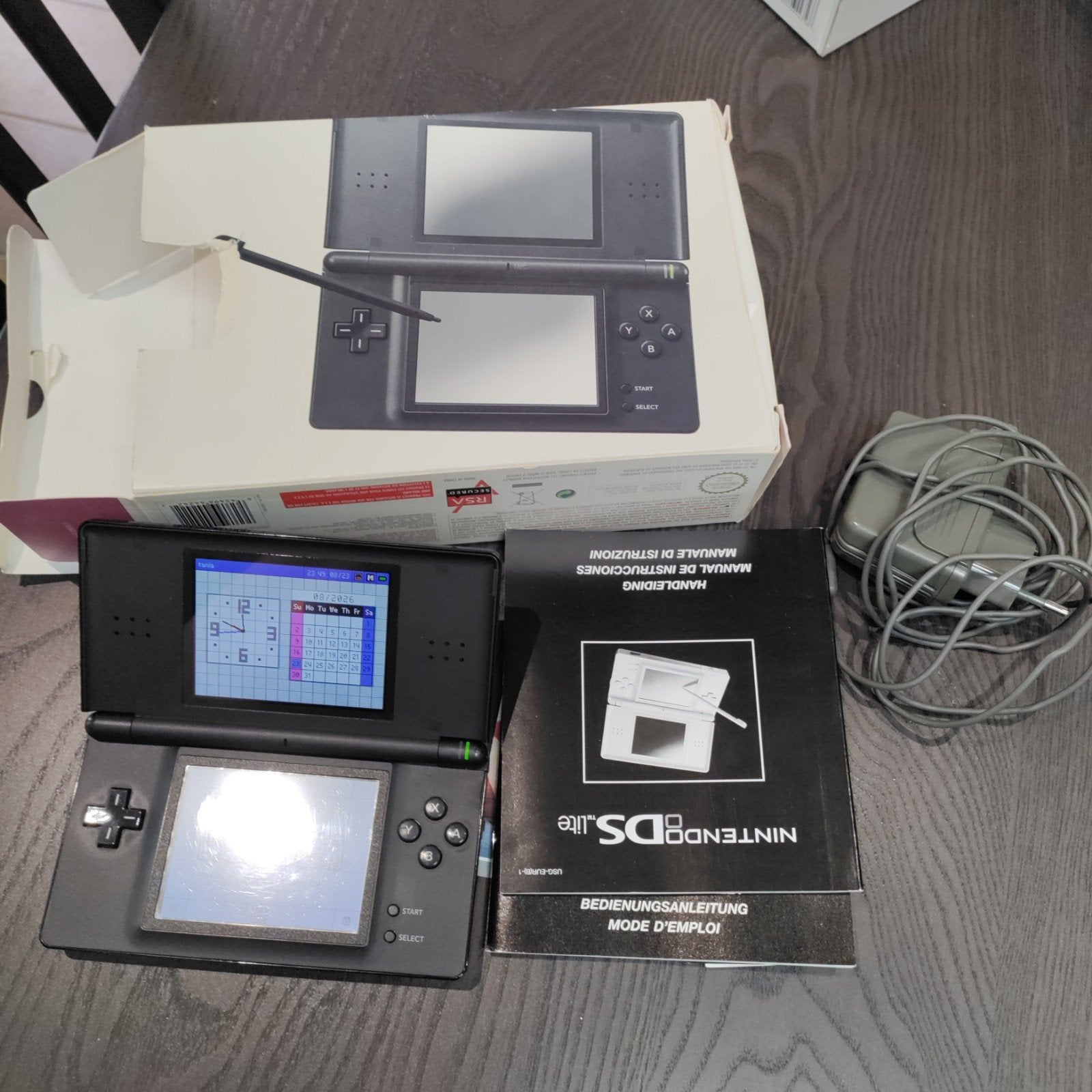 nintendo ds lite zwart, Games en Spelcomputers, Spelcomputers | Nintendo DS, Ophalen, Gebruikt, Zwart, DS Lite