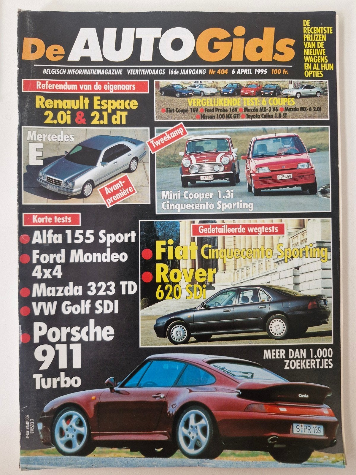 Autogids 404, Boeken, Ophalen of Verzenden