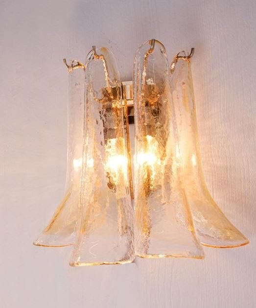 vintage wandlamp La Murrina Murano high-end, Huis en Inrichting, Lampen | Wandlampen, Ophalen, E14 (klein), Zo goed als nieuw