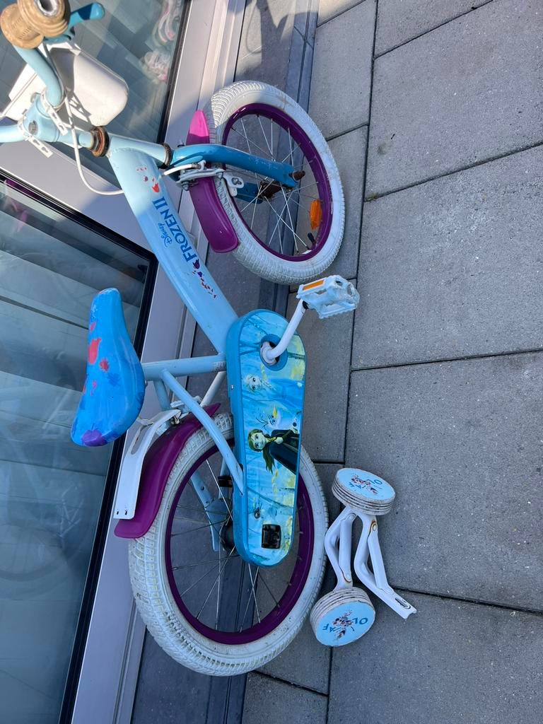 Fietsmesjes voor kindere 16 inch, Ophalen