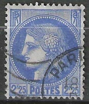 Frankrijk 1938/1941 - Yvert 374 - Type Ceres - 2,25 F  (ST), Verzenden, Gestempeld