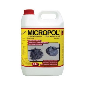 Micropol mortelvet luchtbelvormer 5l, Doe-het-zelf en Bouw, Ophalen, Nieuw, Steen of Klei, Overige typen