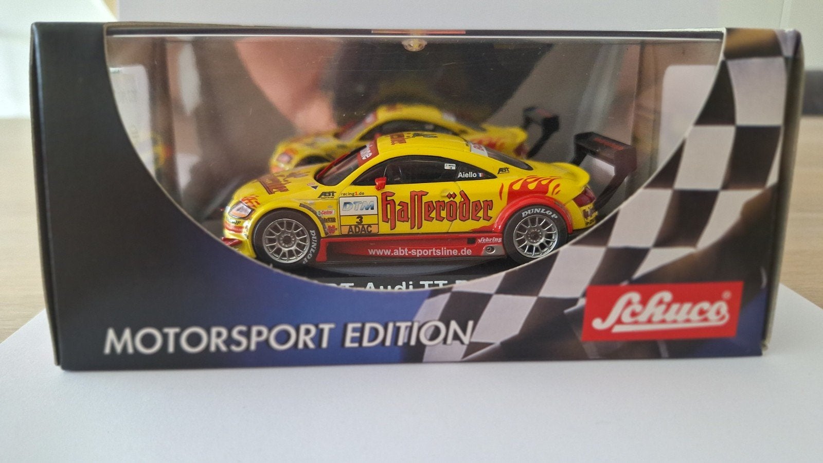Schuco 1:43 - DTM 2002 - Abbé Audi TT-R, Laurent Aiello, Enlèvement ou Envoi, Comme neuf, Voiture, Schuco
